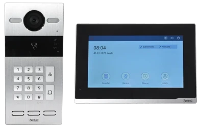 visuel IK02IP-BK : KIT INTERPHONE IP INOX CLAVIER