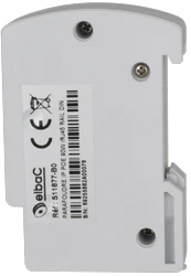 S11877-B0 Vue latérale fixation rail DIN.