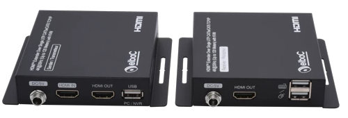 visuel S15007-01-BK : DEPORT HDMI/KVM/USB2 IP EMET+RECEP