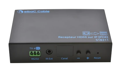 visuel S18311-B0 : RECEPTEUR DEPORT HDMI SUR IP POE