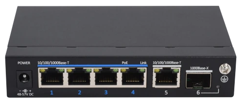 visuel S40444-B0 : SWITCH 60W- 4×1Gbps/POE+ & 1×1Gbps & 1SFP