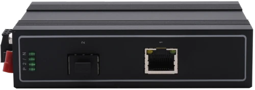 visuel S51351-B0 : CONVERTISSEUR FIBRE 100/1000 T POE+ / 1000 X SFP