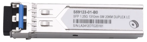 visuel S59123-01-B0 : SFP 1.25G 1310nm SM 20KM DUPLEX LC