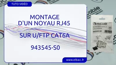 vidéo Montage noyau RJ45 sans outil 943545